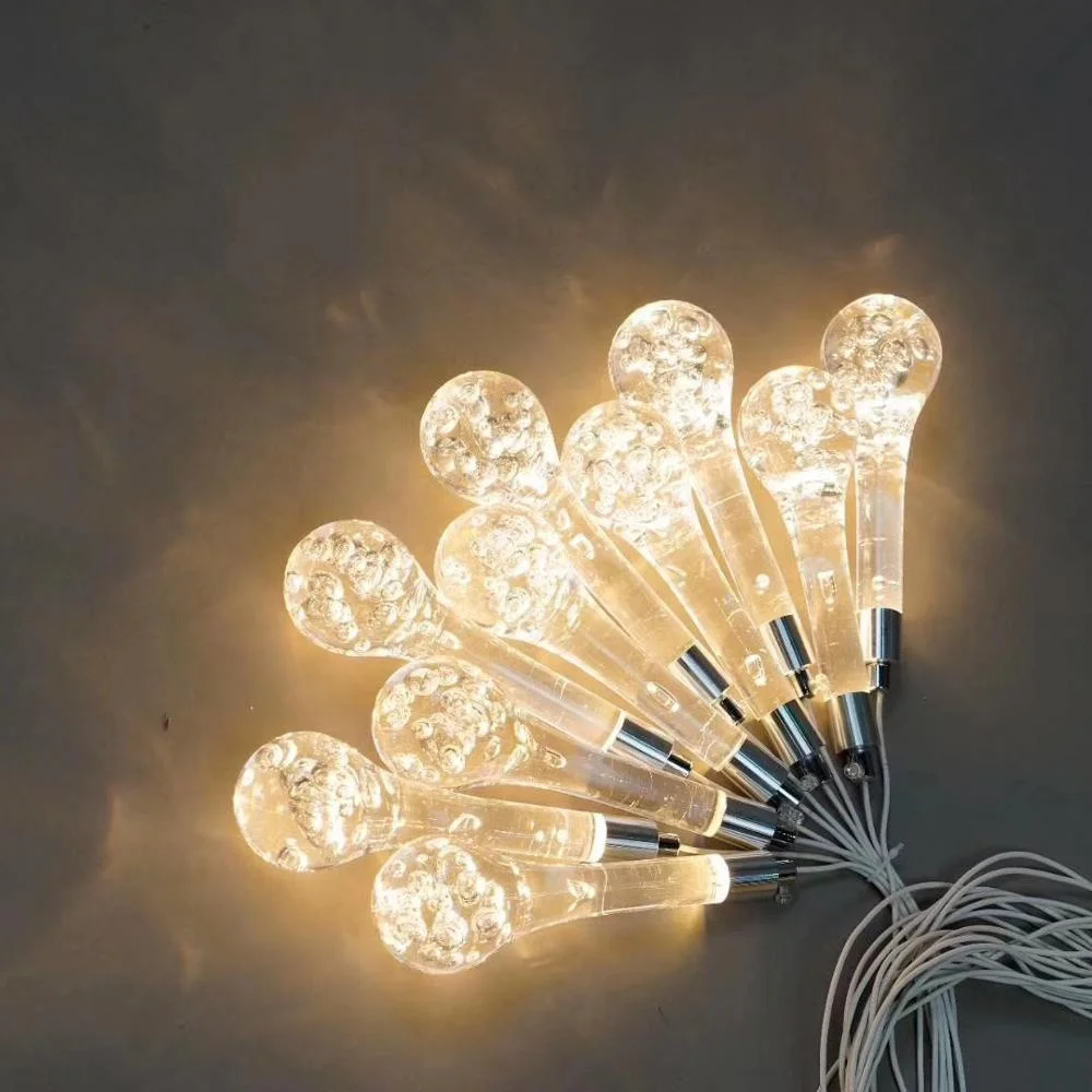 Wedding ceiling props drop chandelier wedding arrangement stage ornaments interior decoration lights acrylic lighting