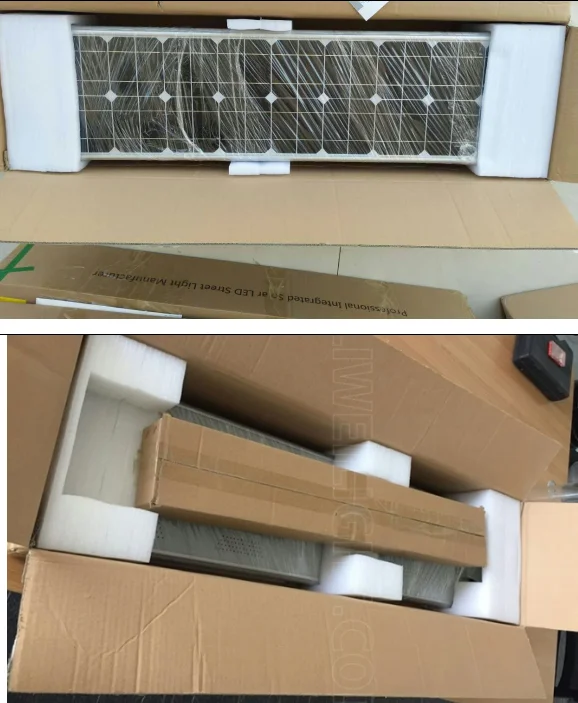 300W 4000W 3000K IP66 modern solar panel street lights
