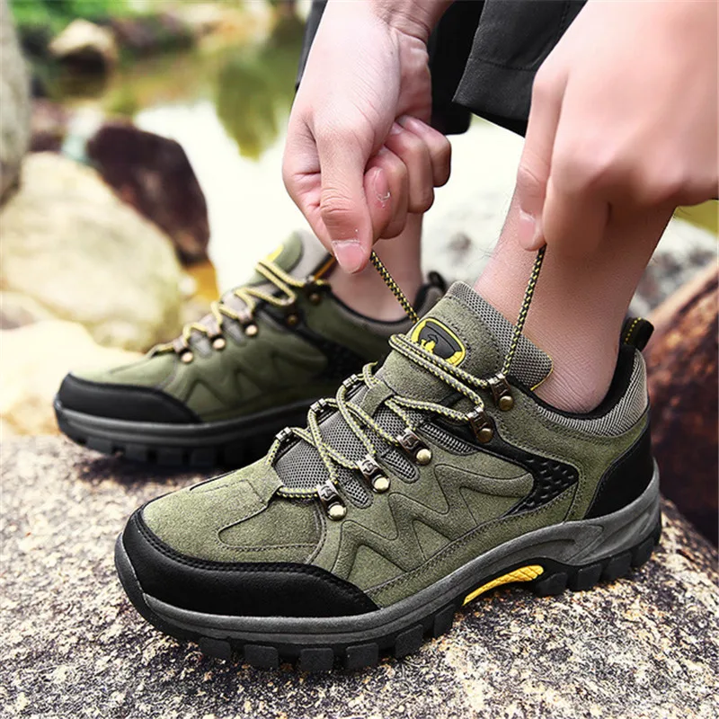 
Ready to ship Outdoor Climbing Shoes Non-Slip Hiking Shoes casual athletic Sports Shoes For Men 