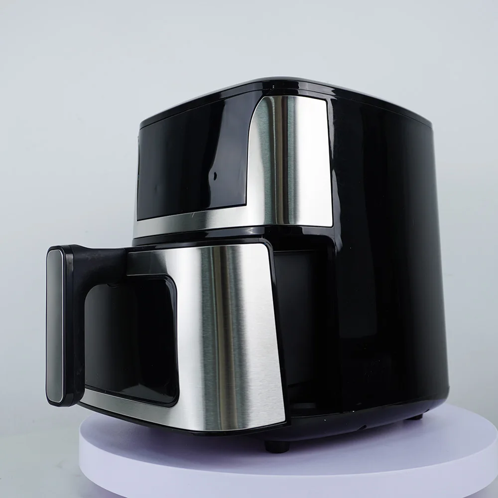 New Tooling 8+ Preset And Visible Window 5.5L Digital Electric Healthy solar Air Fryer custom For 5 Person Use KA13020