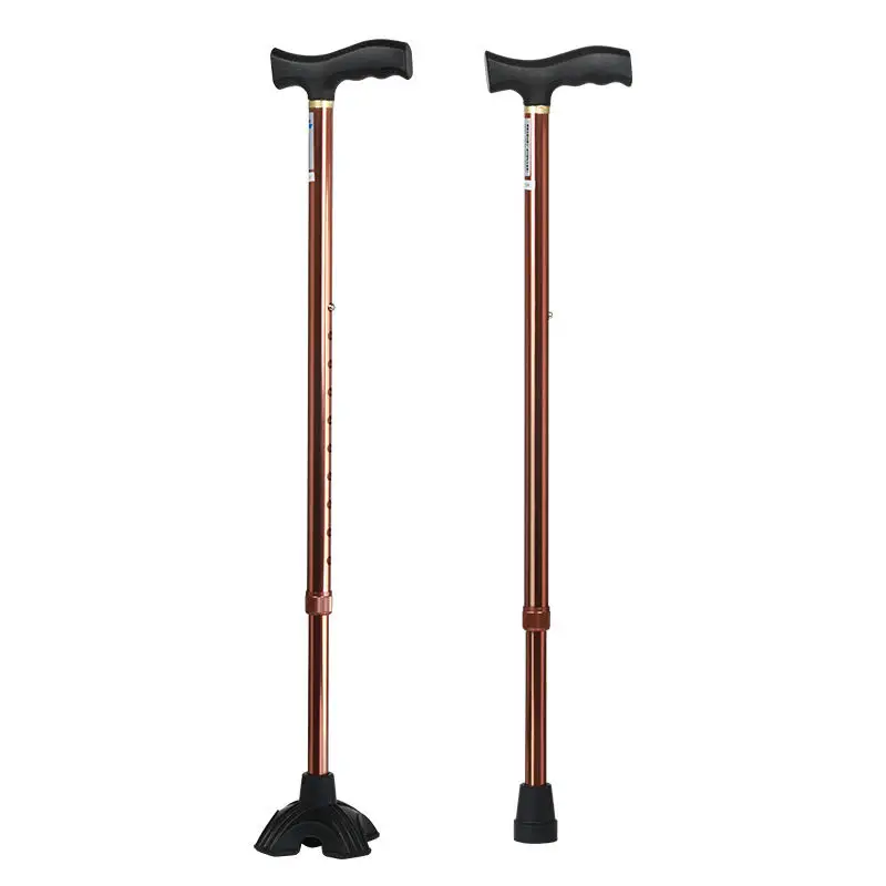 Height adjustable Medical walking stick Three Four leg walking crutches