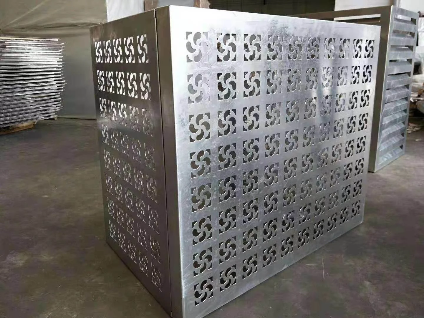 Perforated Aluminium Foldable Air-Conditioner Cover For External Decoration