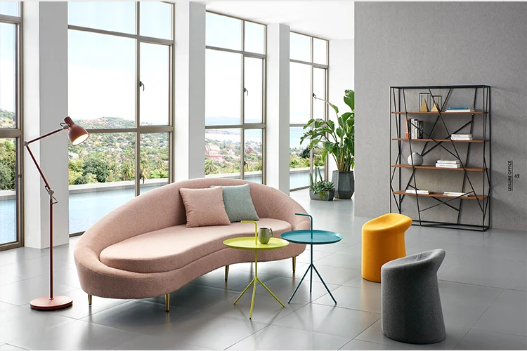 Design Modern Sofa For Hotel Lobby Hall Combination Office Furniture Fabric Cicrcle Sectional Couch Seating U Shape Sofa