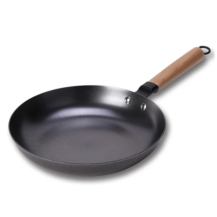Nitriding cast iron cookware deep cooking fry pan