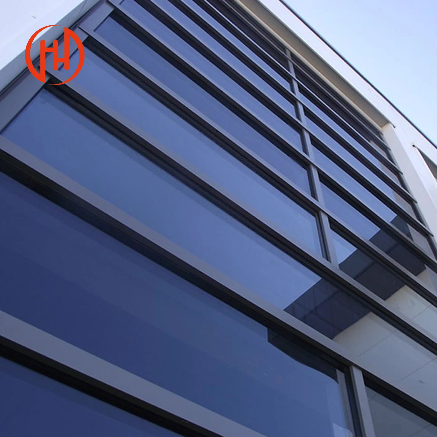 China Supplier Facade Aluminum Double Glazing Window Glass Curtain Wall