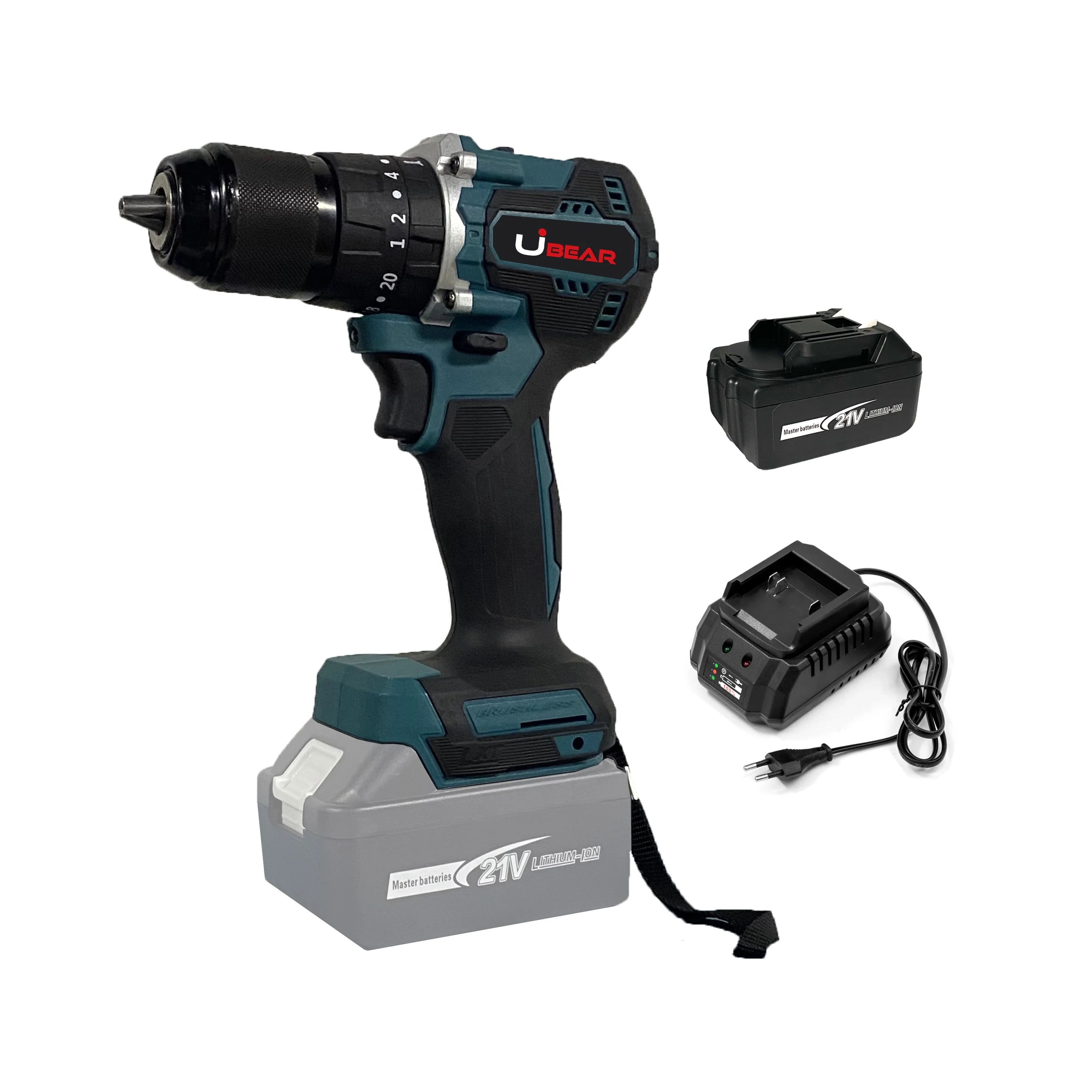 Factory wholesale wireless powered portable 18v 20v 21v lithium battery cordless screwdriver mini drilling machine