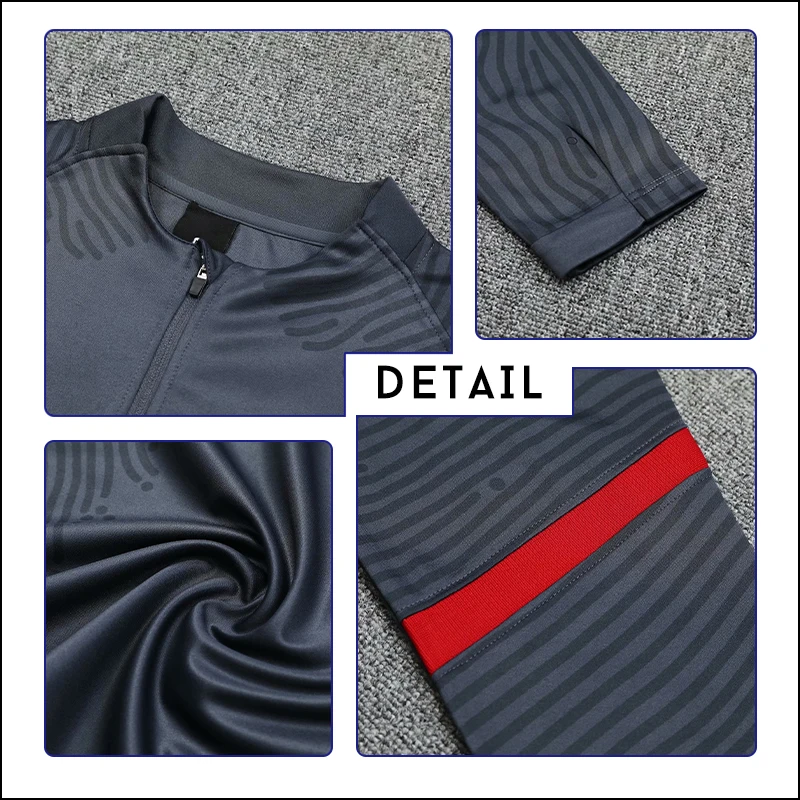 tracksuits soccer men jacket football club high quality sport pants jacket for football team