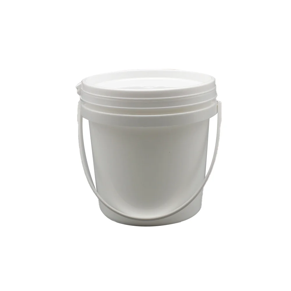 
New launched wait sale products white clear plastic ice bucket with lid 