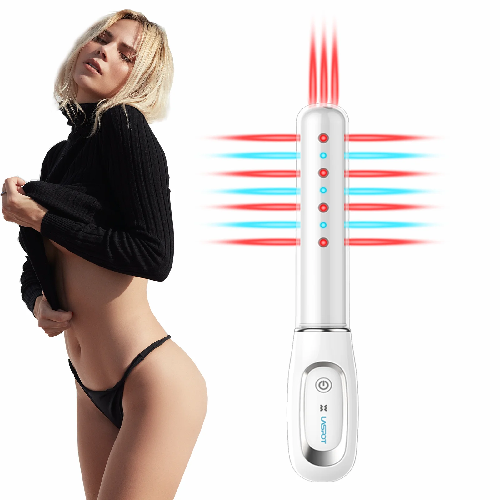 Professional Medical Grade Vaginal Tightening Wand Physiotherapy Device Sex Vibration Massager Laser Therapy for Cervicitis