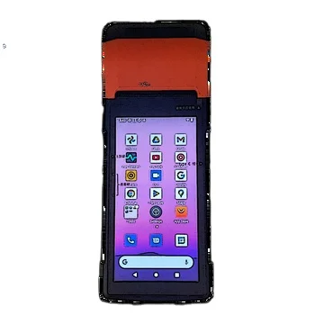 Дешевые POS Android 11 Google playstore поддерживает v2s модель с сенсорным экраном портативный pos-терминал 58 мм принтером V2S pos машина