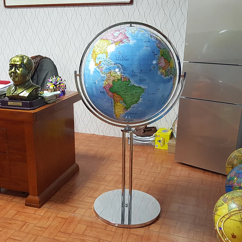 Wholesale Customized HD Floor Oversized Large Globe Globe Office Study Feng Shui School Exhibition