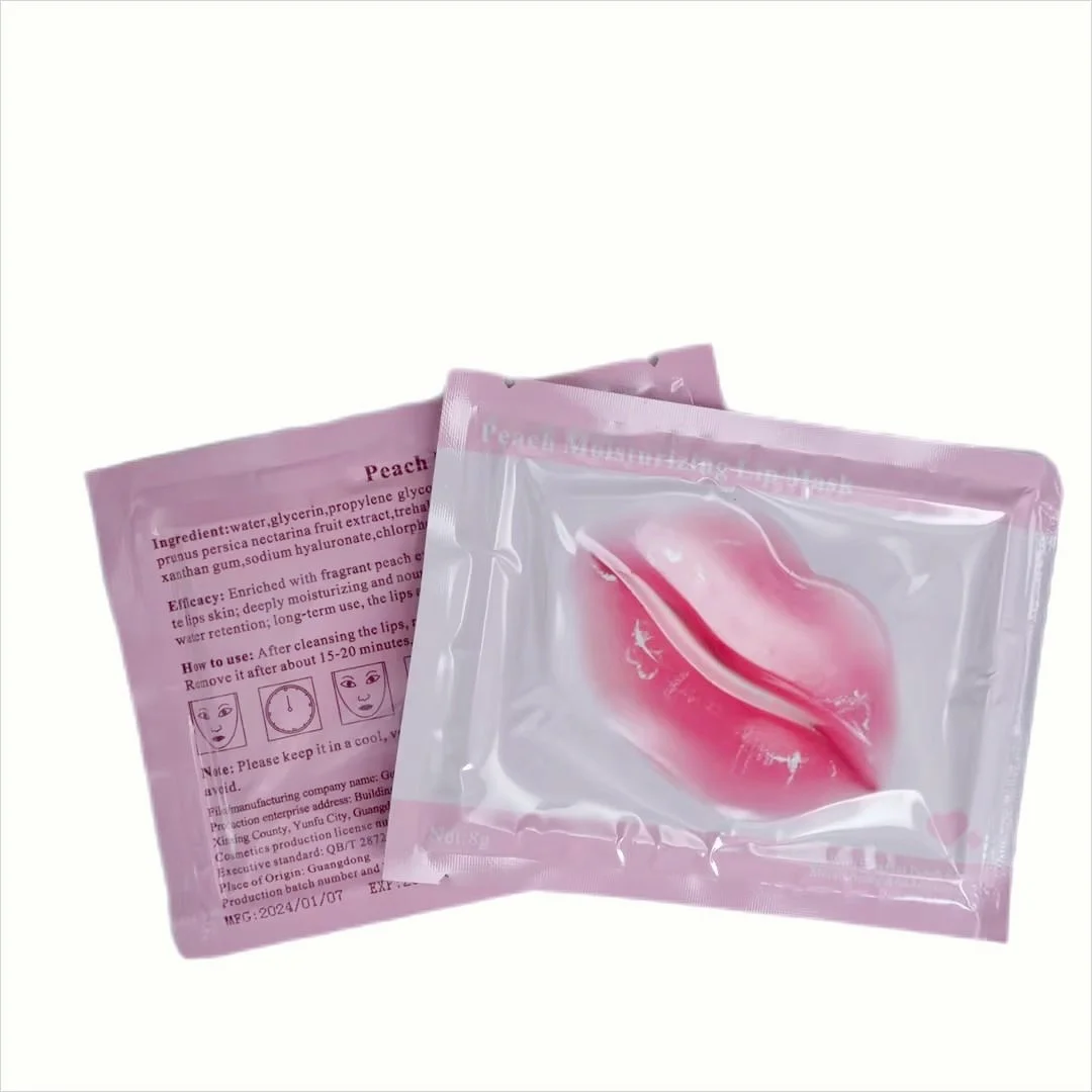 New Arrival Customized Collagen Lip Mask Patch Hydrating Crystal Cream Face Moisturizer Lip Care 10000 ZS OEM/ODM