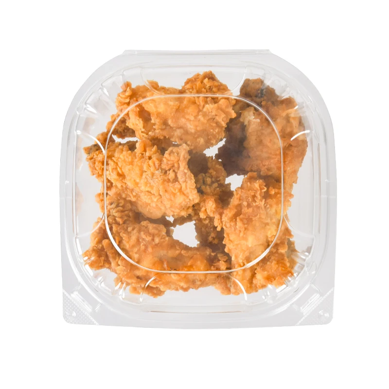 Transparent PET Plastic  Blister clamshell Packaging Food Container Hamburger Container