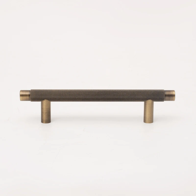 Brushed Nickel and matte black brass handle Forged Wing Drawer Door Cabinet Wardrobe Wine Cabinet Bookcase Furniture Handle Knob