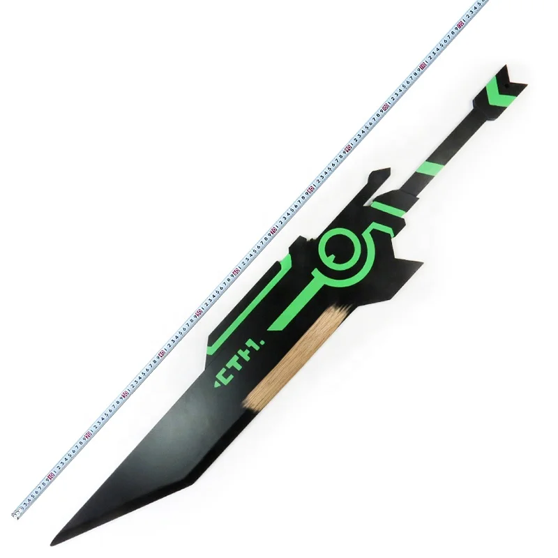 Anime game Aotu World Sword Daniel Godrose Anmicius wooden sword weapon Cosplay Swords