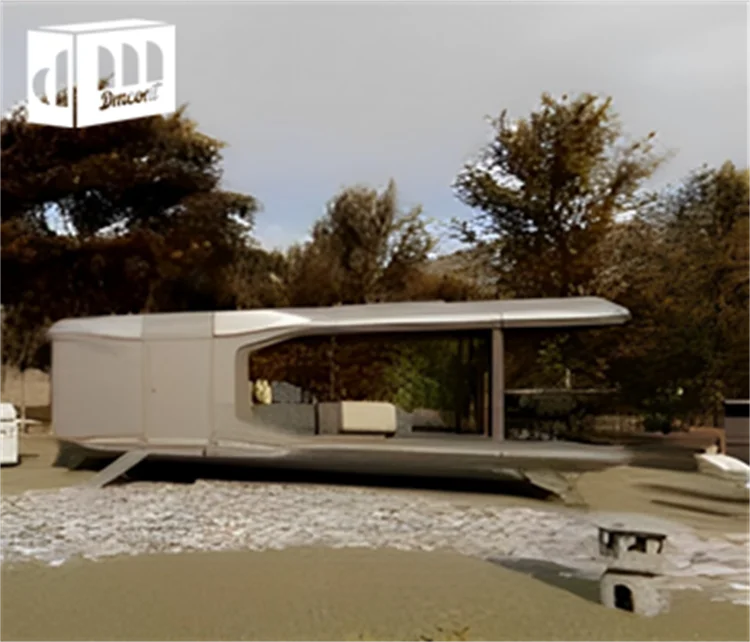 Double Space Apple Capsule China Prefab Modular Homes House Porta Cabin Casa Australia 20Ft And 40 Ft Detachable House For Sale