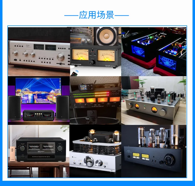 Db Peak Power Kit 100Mm Analg Big Out Music Spectrum Indicator Mixer 19 Meters Analog For Amplifier Profesional Audio Vu Meter