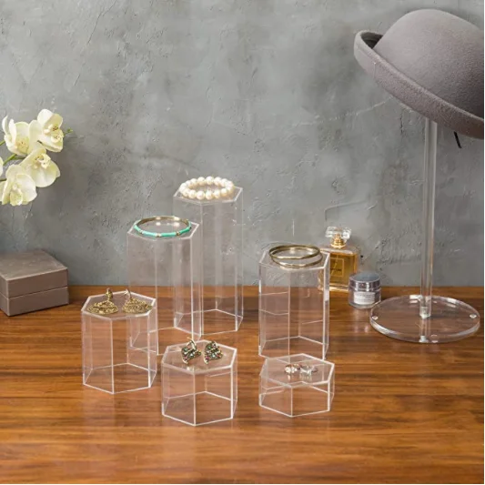 acrylic clear square wedding plinths wedding pedestal cylinders pillar acrylic display cube stand for wedding &party
