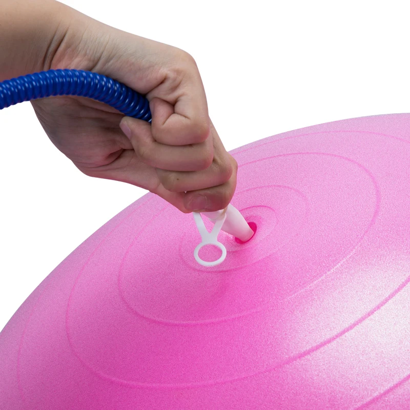 
Professional Quality Design Exercise Pink Pilates Ball Fitness Home Workout 55cm 65cm 75cm Yoga Ball 