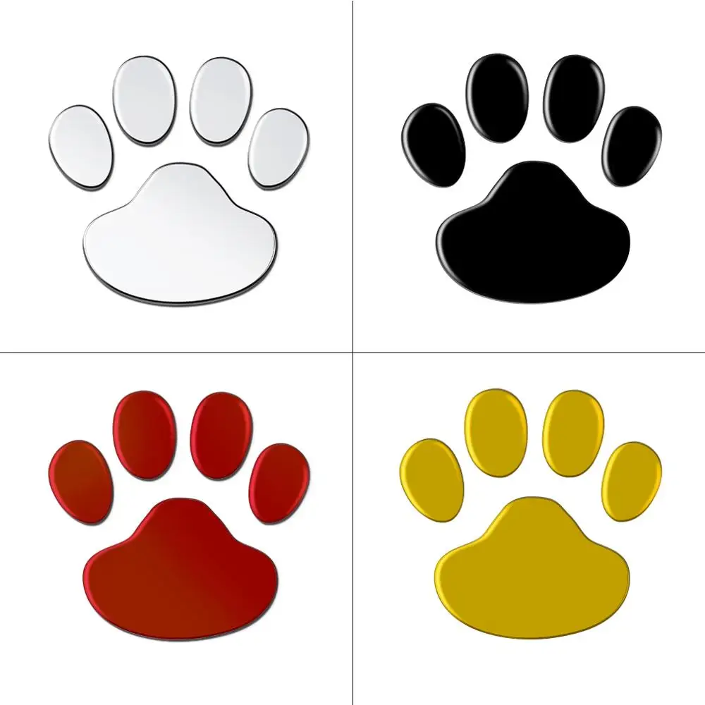 Amazon ebay hotsale Stickers Paw Animal Dog Cat Cool Design Bear Foot Prints Footprint Decal Car Stickers for Auto Motorcycle
