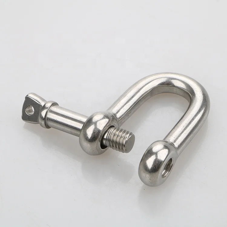 Factory wholesale 304 316 stainless steel U chain shackle