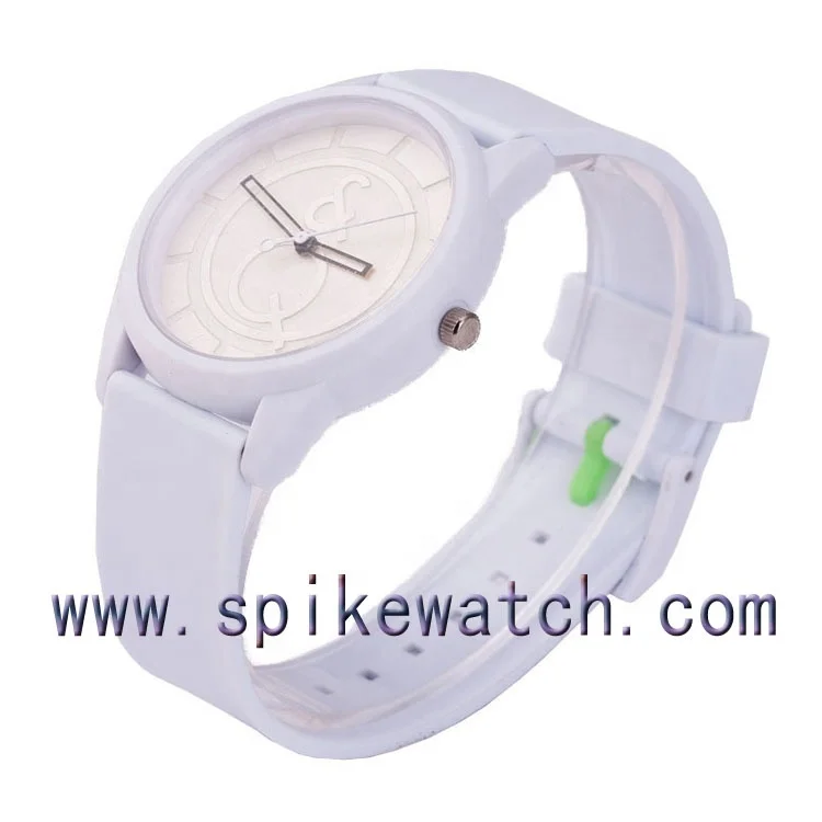 Plastic waterproof watch plastic watch wrist watch with plastic buckle