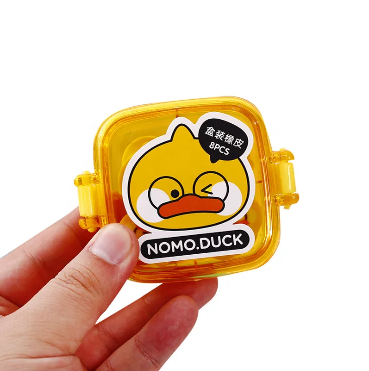 Лидер продаж, новые товары, оптовая продажа, корейские канцелярские принадлежности, ластик в форме животного, кавайные резиновые ластики, набор для детей и школьников