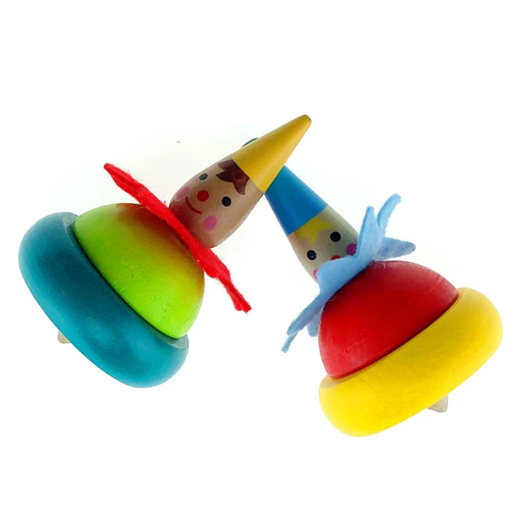 
Hot Selling Promotional Spinning Gyro Wooden Spinning Top Toy For Gift 