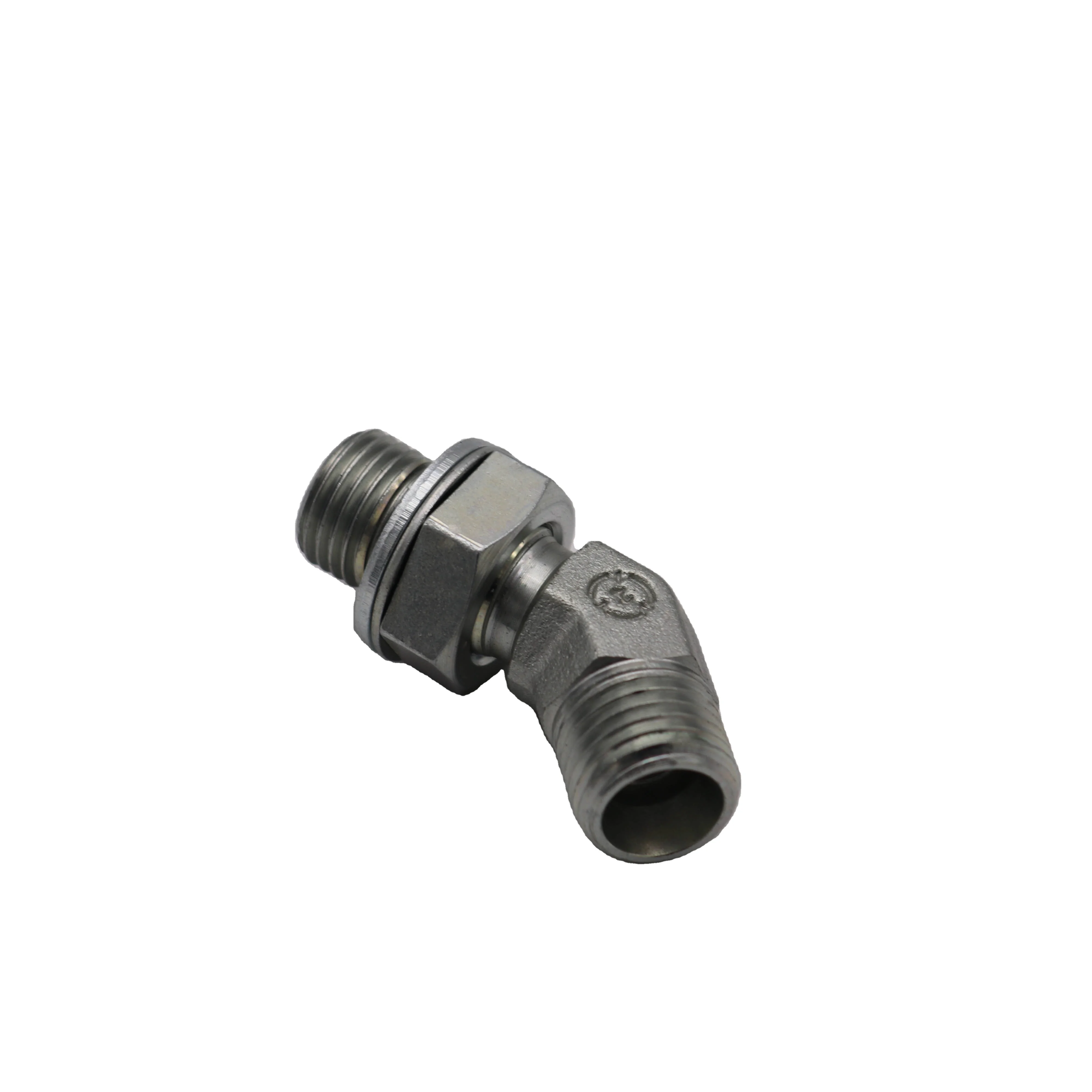 Parker Hydraulic compression tube adapter hose fittings carbon steel equal elbow 45 Degree Elbow Pipe Fitting