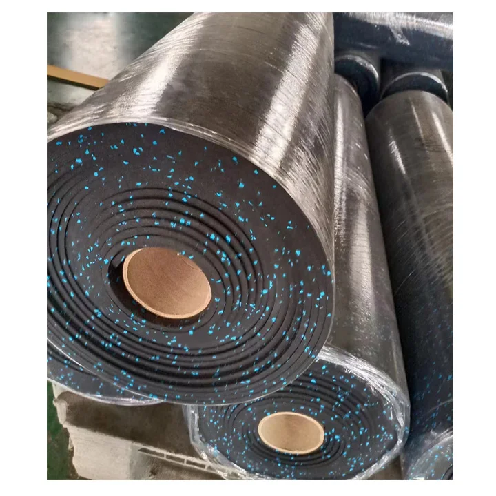 2024 Noise Reduction Crossfit  Rubber Roll GYM Flooring