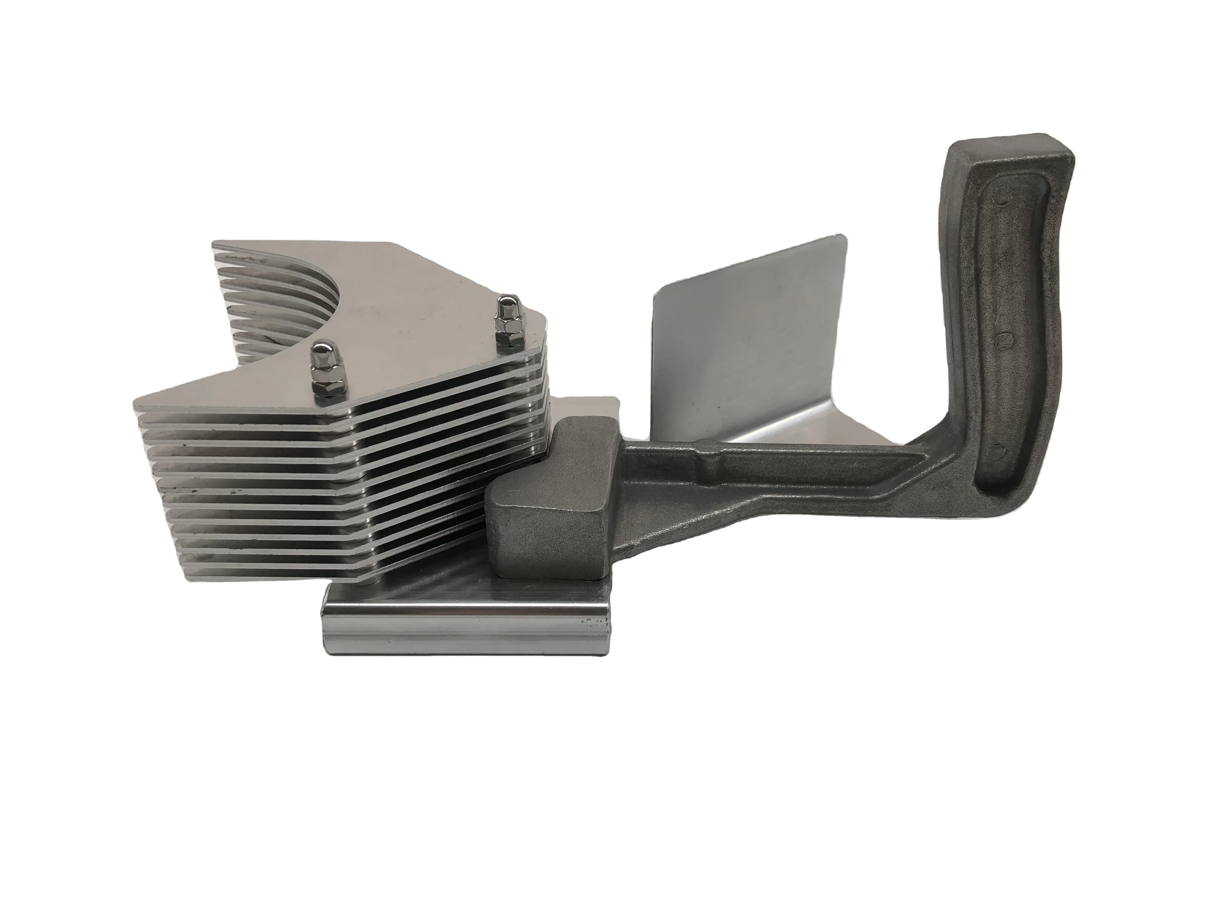 high quality commercial aluminum manual tomato slicer lemon slicer with stainless steel blade