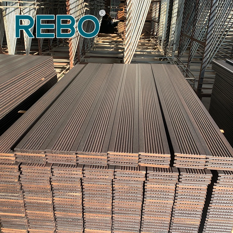 Sustainable outdoor bamboo decking panels terrace flooring board