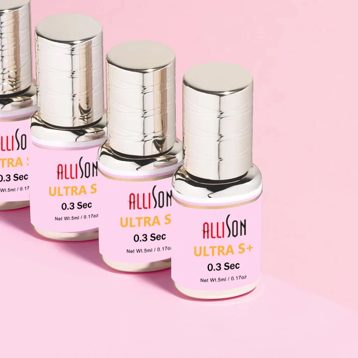 Allison Custom Private Label 0.5 Sec Individual Lash Extension Glue Adhesive Eyelashes Glue Waterproof Eyelash Glue