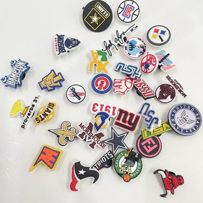 Wholesale Sports Team Shoe Charm accessories Raiders Shoe Decorations for croc charms Clog Charm Gift