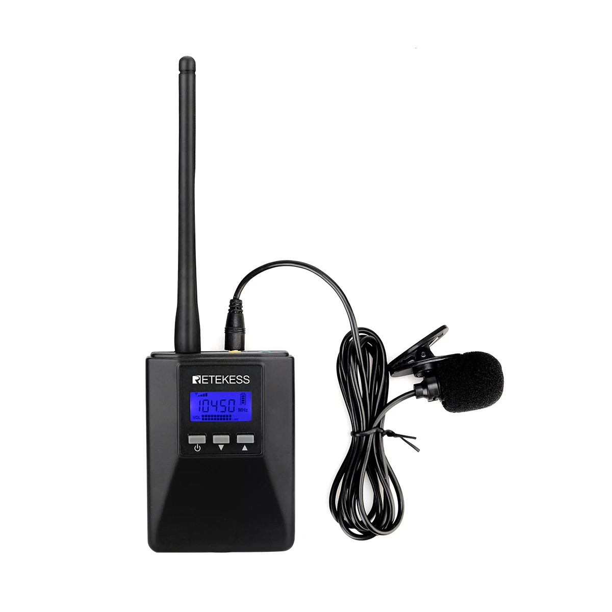 Portable wireless FM transmitter broadcast radio station Transmission for simultaneous interpretation Drive-in Church Campus