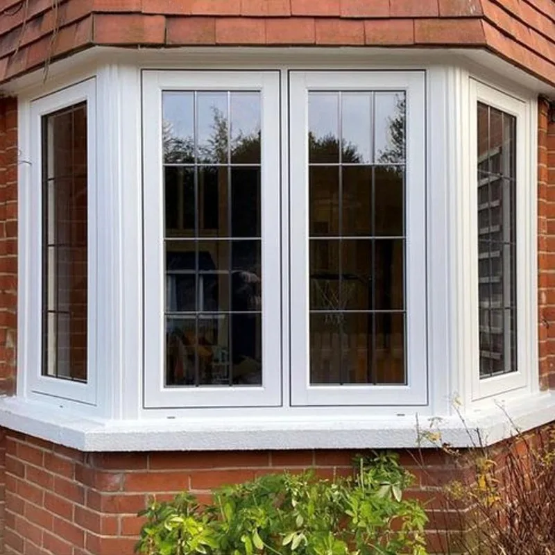 Factory Customized Single Double Tempered Glazed Windows UPVC Sliding Windows For Bedroom