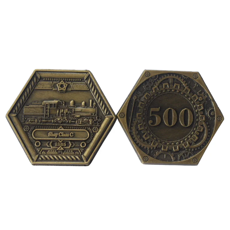 
wholesale Irregular shape retro distressed copper coin Collectible Great Gift Crafts Coin metal coins 