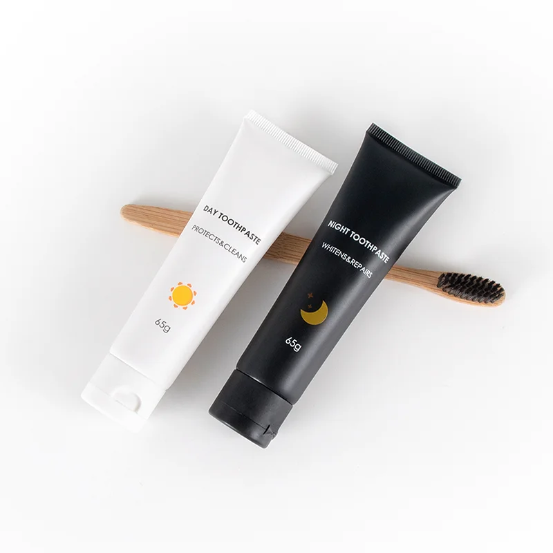 Activated Charcoal Toothpaste OEM Service Teeth Cleaning Whitening Private Label Day and Night Toothpaste