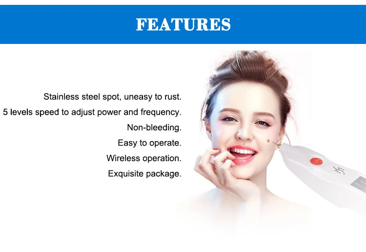 3 in 1 Handheld Massage Acupuncture Magic Pen With Needles For Spot Removal Tattoo Removal