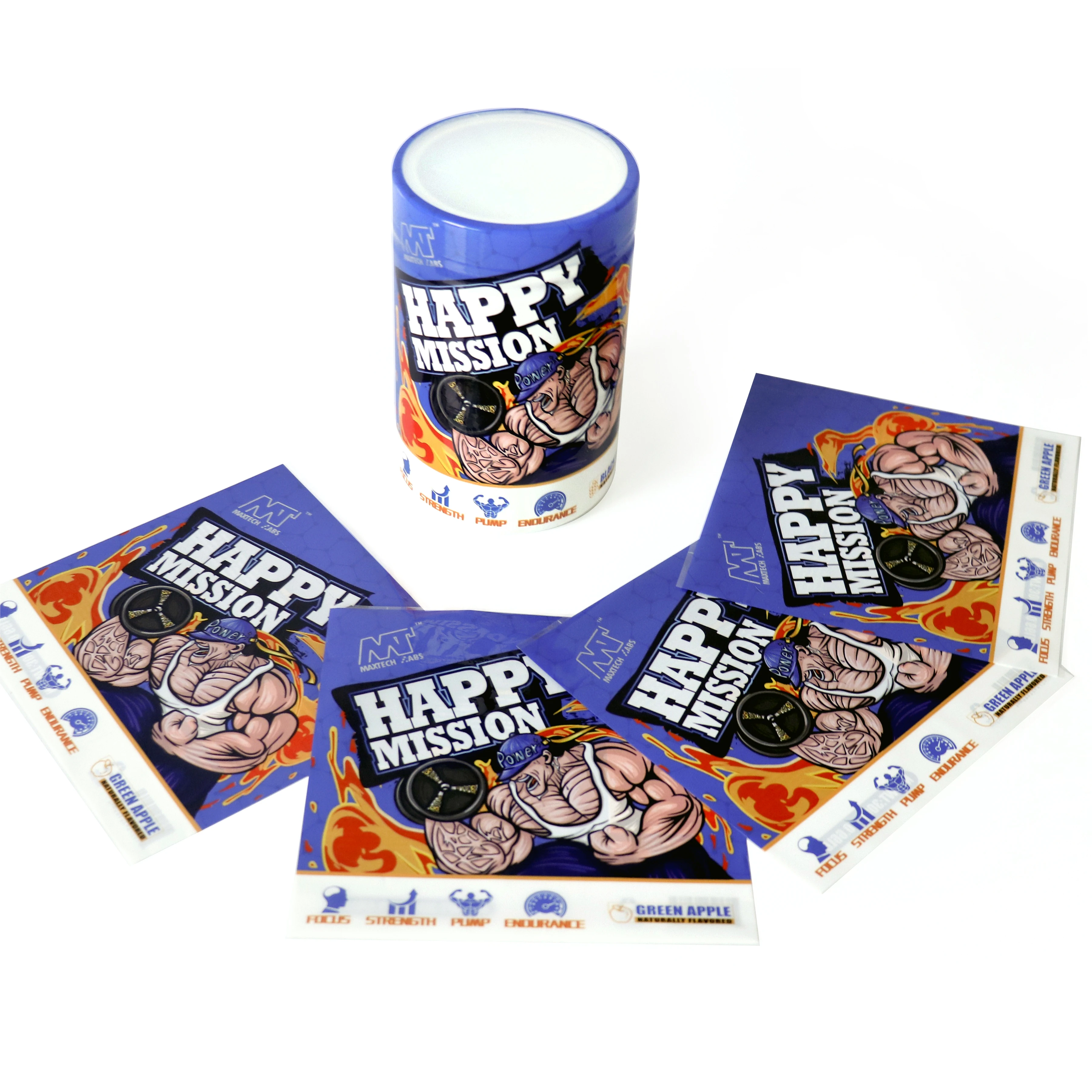 Custom Shrink Sleeves Label Shrink Wrap Label for Beverage Juice Bottle  Water Plastic Bottle PVC Film Shrink Sleeves Label