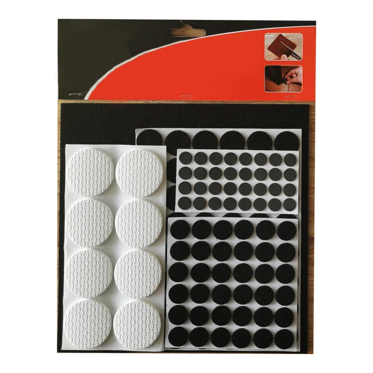 Professional Factory Sanhao Hot Sale 125 piece Anti Skid Felt and EVA Protective Furniture Leg Feet Felt Pads