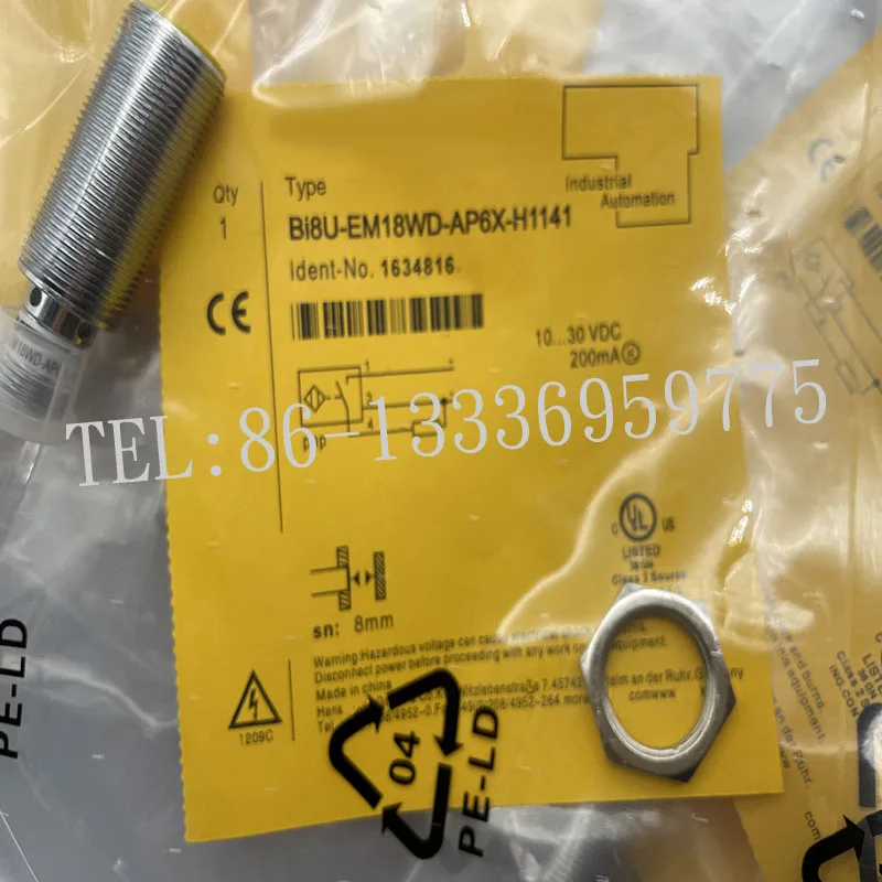 all-new quality guaranteed BI8U-EM18WD-AN6X-H1141/AP6X all-new inductive sensor