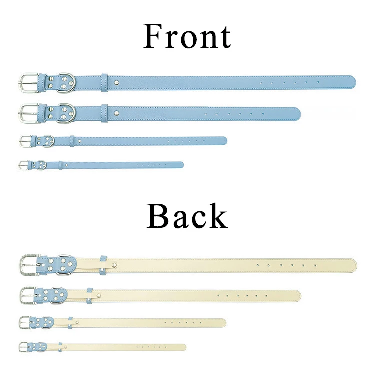 Rarewe Pet Collars Custom Luxury Personalized Tactical Heavy Duty PU Leather Necklace Popular Outdoor Walking Leather Dog Collar