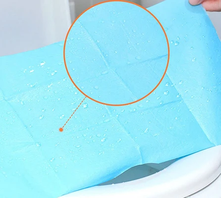 Custom Supplies Water Proof Toilet Seat Cover Travel Eco-Friendly Sanitary Portable Bathroom Disposable Toilet Seat Cover