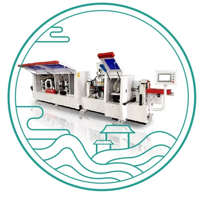 468GK edge sealing machine upper glue pot corner trimming pre-milling wood pvc edge banding machine edge trim