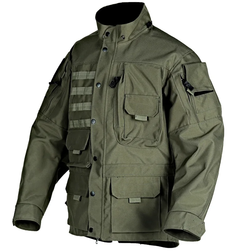 Woodland Camouflage  Jacket Water Repellent Tactical Uniform For Man