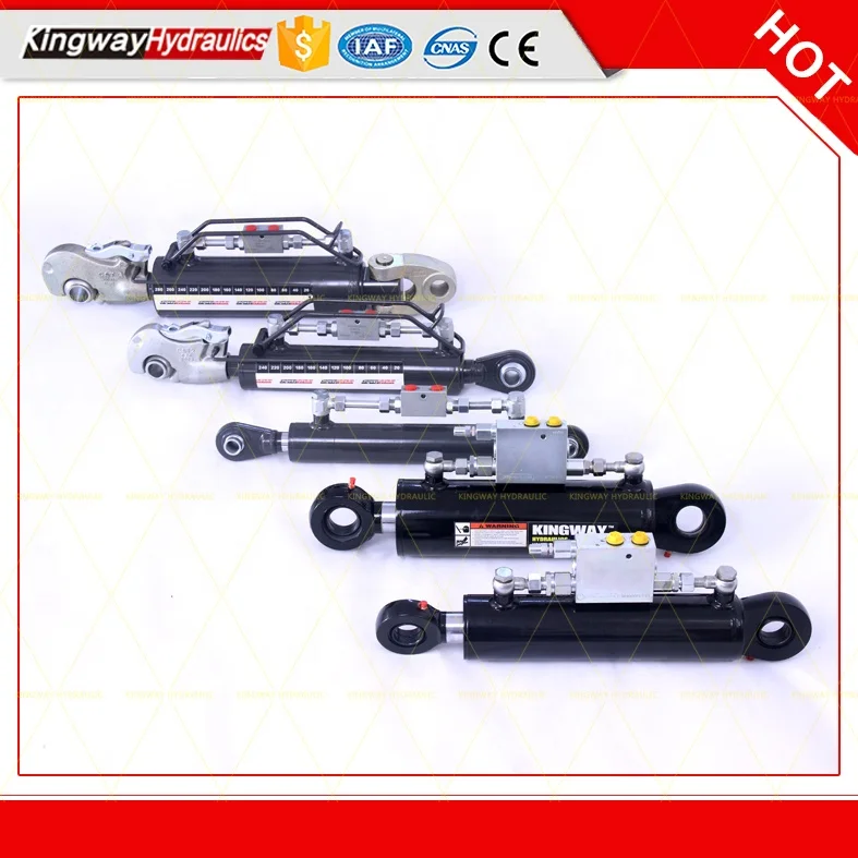 Double ActingTop-link Tractor  Hydraulic Cylinder For Kubota John Deere MF Tractor From China Kingway
