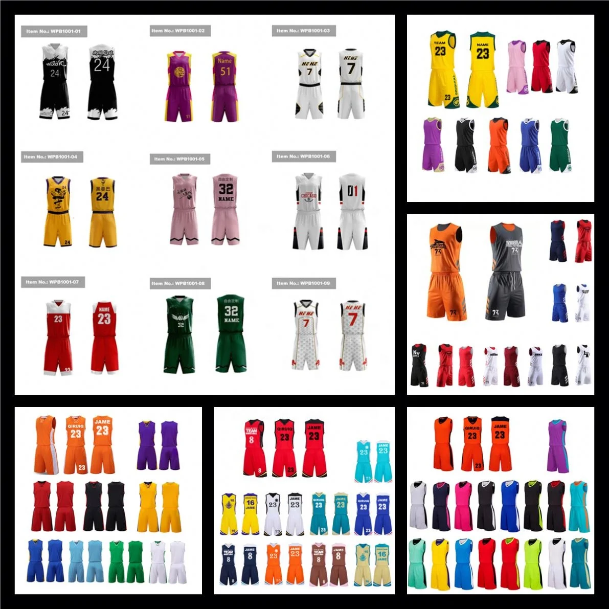 
Jerseys Magic Low Neck Light Pink Blue And Red Make Your Own Design Basketball Jersey 