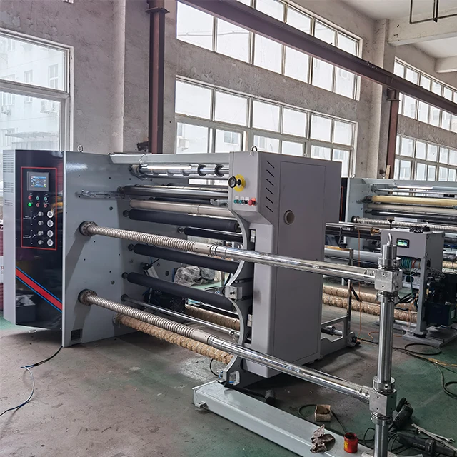Siemens PLC and Servo Motor Control High Speed Plastic Film Slitting and Rewinding Machine