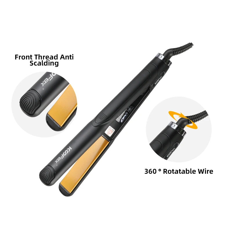 Koofex Barber Machine 480 F High-Temperature Straightener Intelligent Constant Temperature Steam Pod Hair Straightener